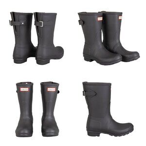 Hunter Women's Original Short Back Adjustable Rain Boot